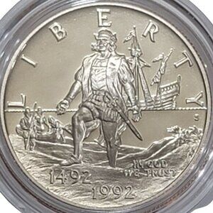 1992 Columbus Half Dollar Proof